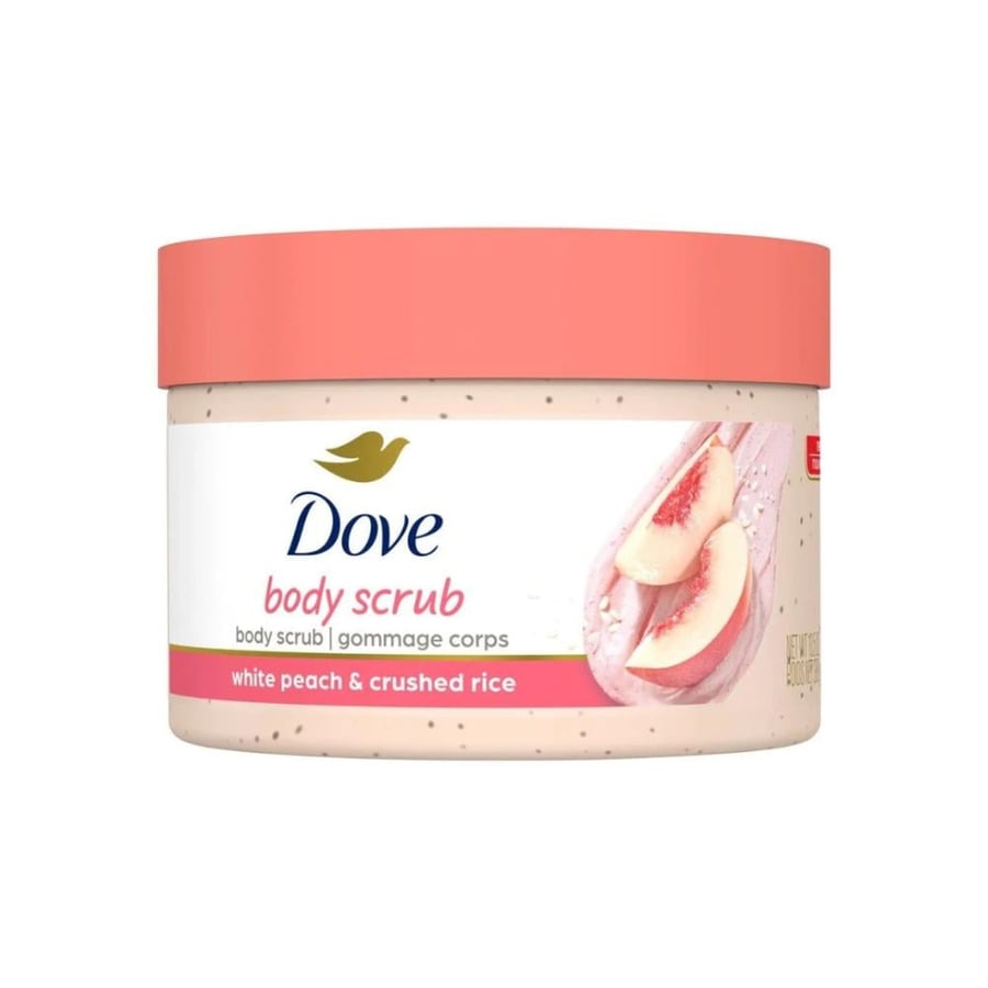 مقشر الجسم دوف بالخوخ الأبيض والأرز المطحون - 298 جم - Dove Body Polish