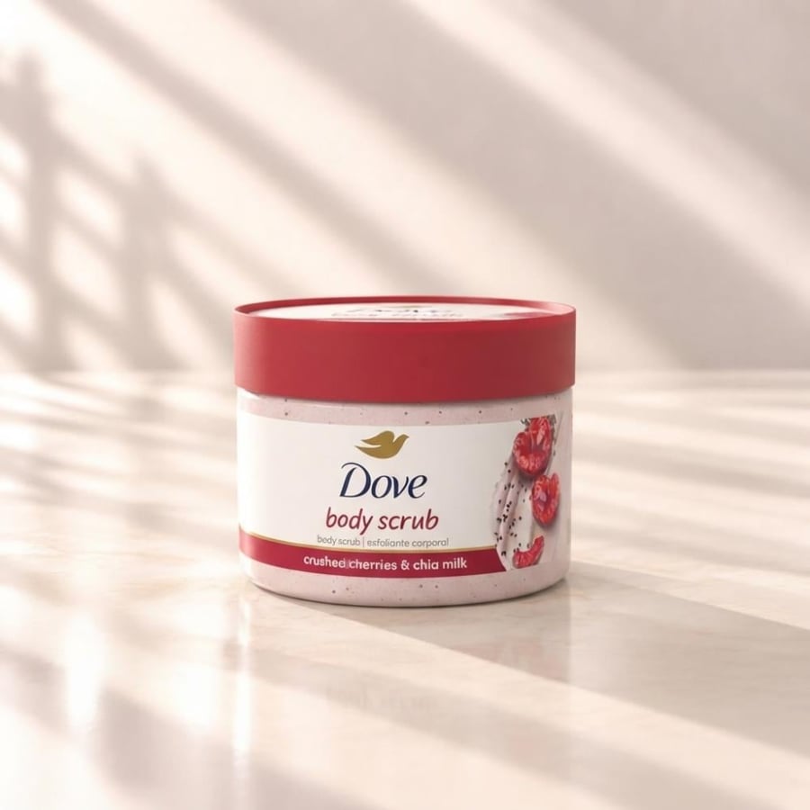 مقشر الجسم دوف بالكرز وزبدة الشيا - 298 جم - Dove Body Polish Cherry