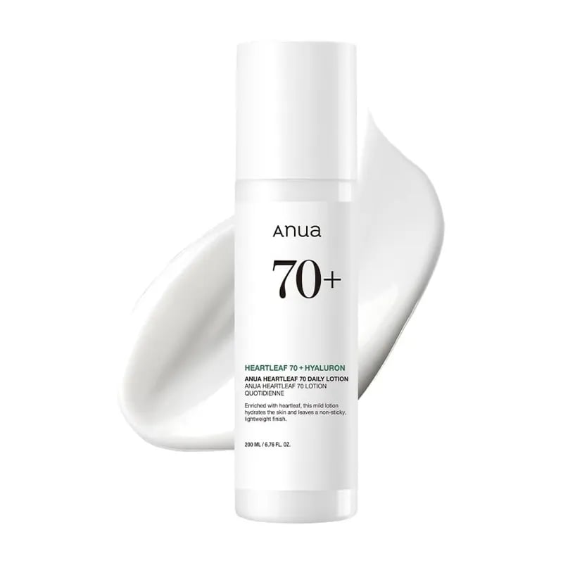لوشن انوا اليومي هارت ليف 70% لتهدئة البشرة - 200 مل - Anua Heartleaf Lotion