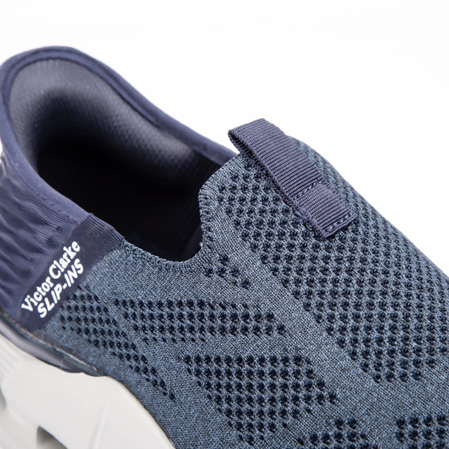 Medical shoe Victor Clark navy casual