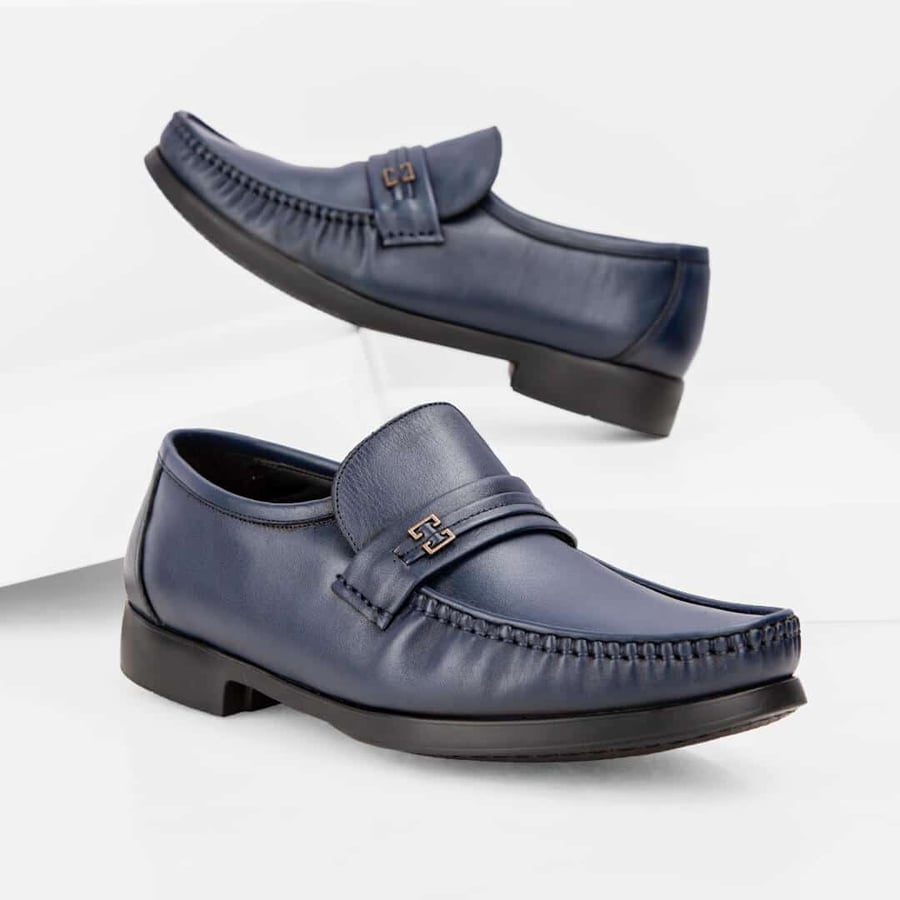 Formal Spanish shoe from Marco, navy blue, classic