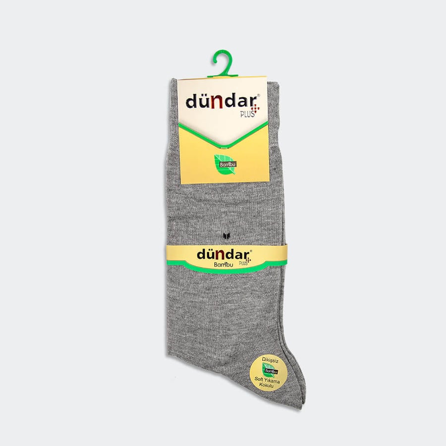 Men's Turkish formal socks, light gray color - Dondar (1 pair)