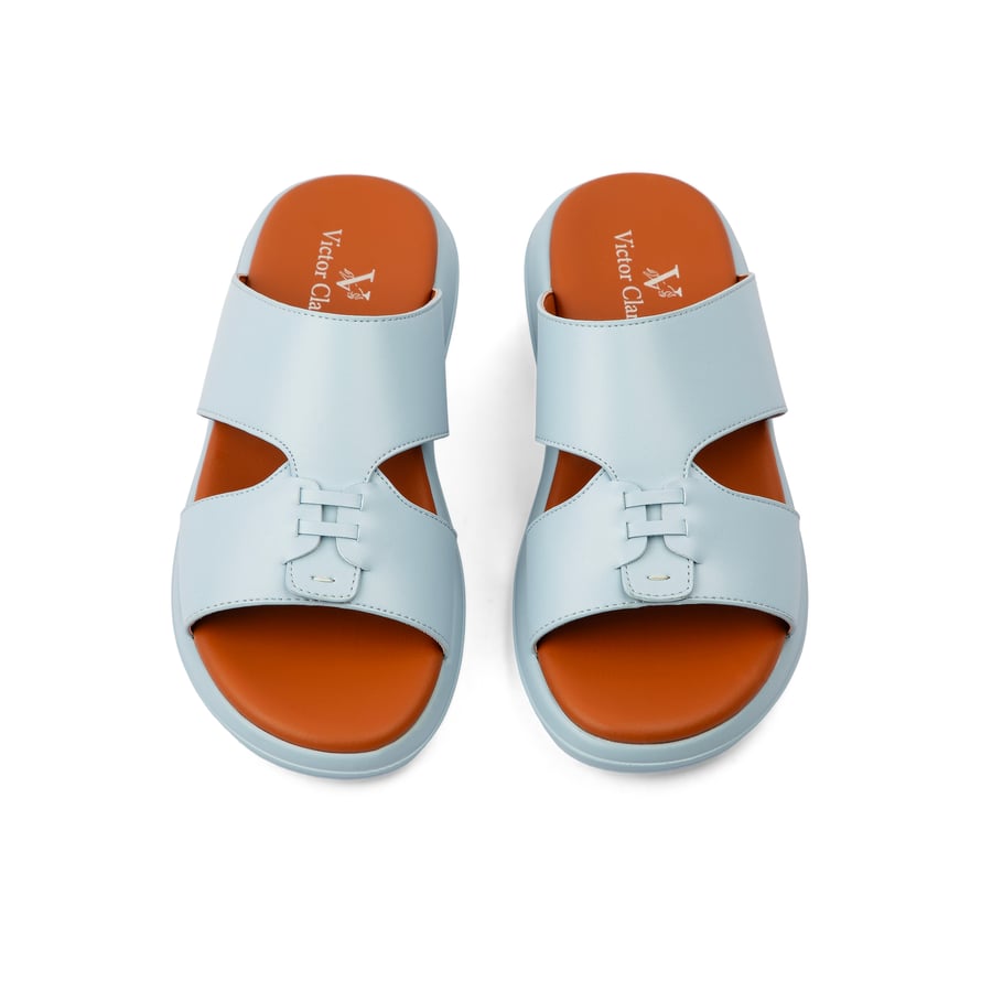 Eastern Gulf leather sky blue brand Victor Clark