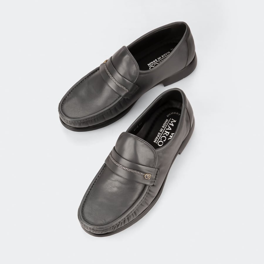 Formal Spanish shoe dark gray classic from Marco