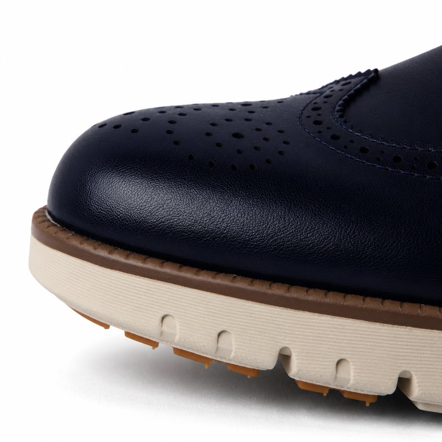 Formal shoes from Marco, medical, genuine leather, navy, Italian