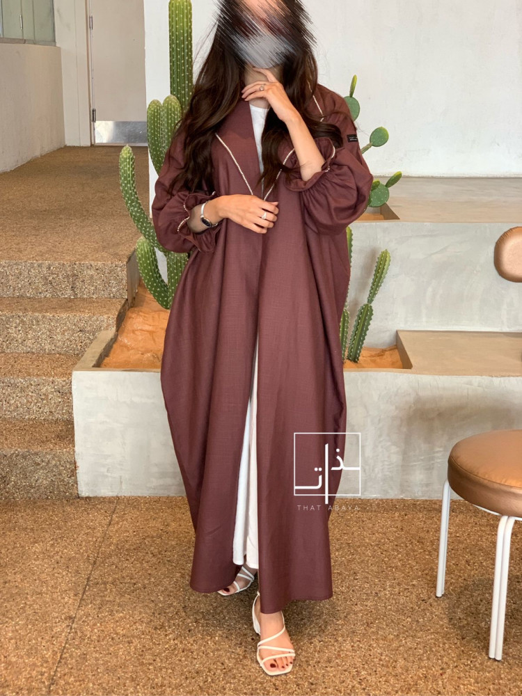 عباية مزينة ب لؤلؤ #218