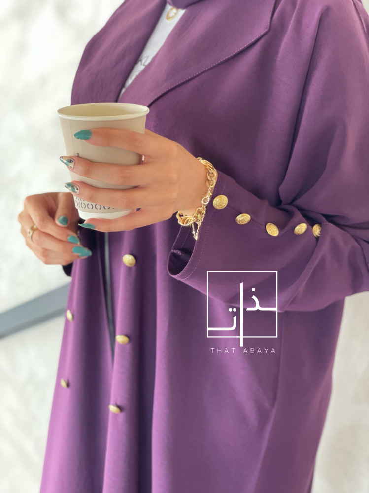 عبايه بلون التوتي المميز #193