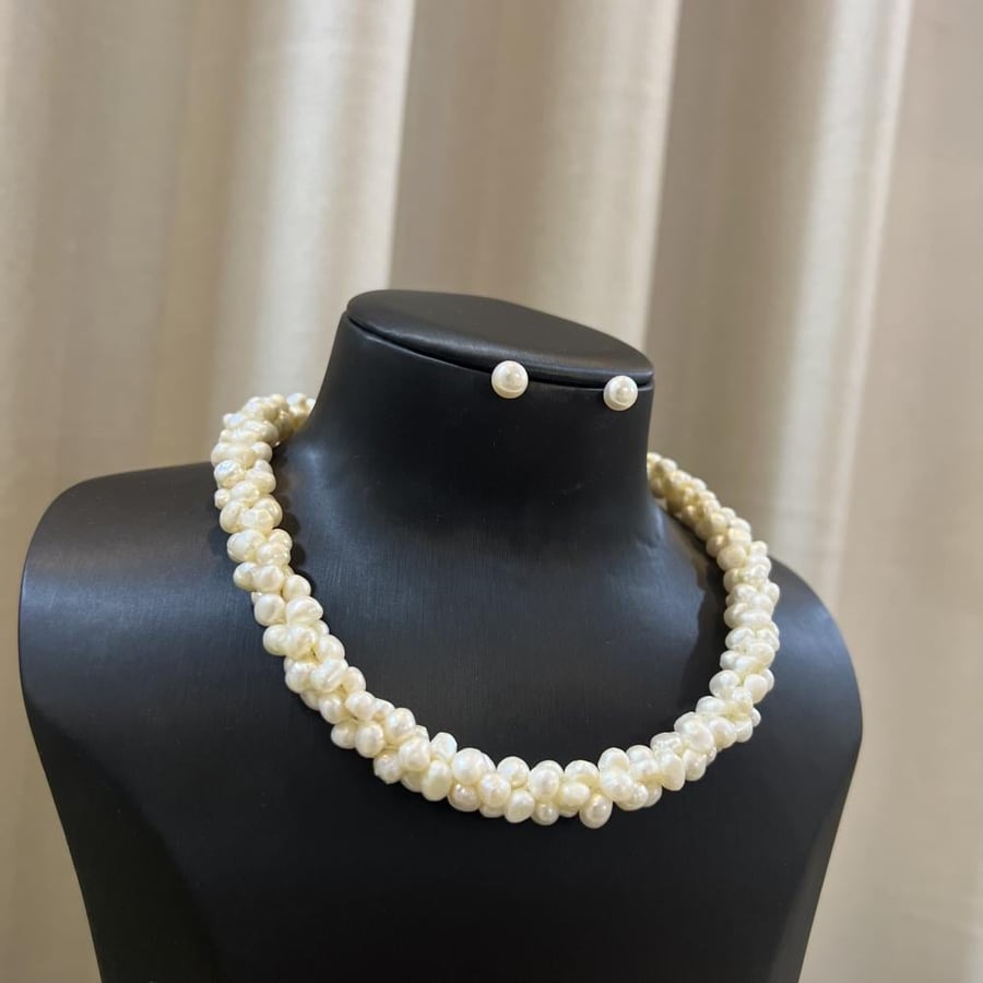 Lulu set natural agricultural and silver top of elegance and luxury