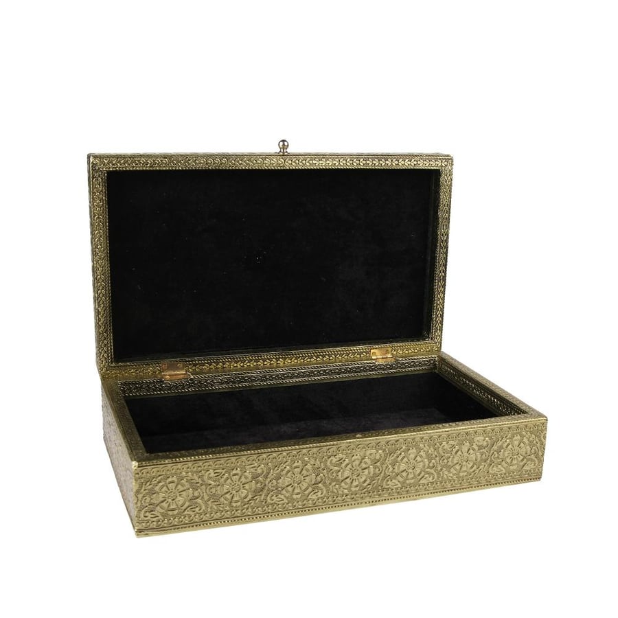 Rectangular wooden box