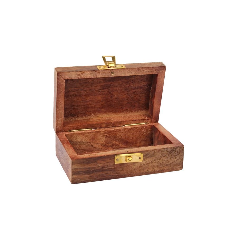 Wooden incense box rectangular 5*3