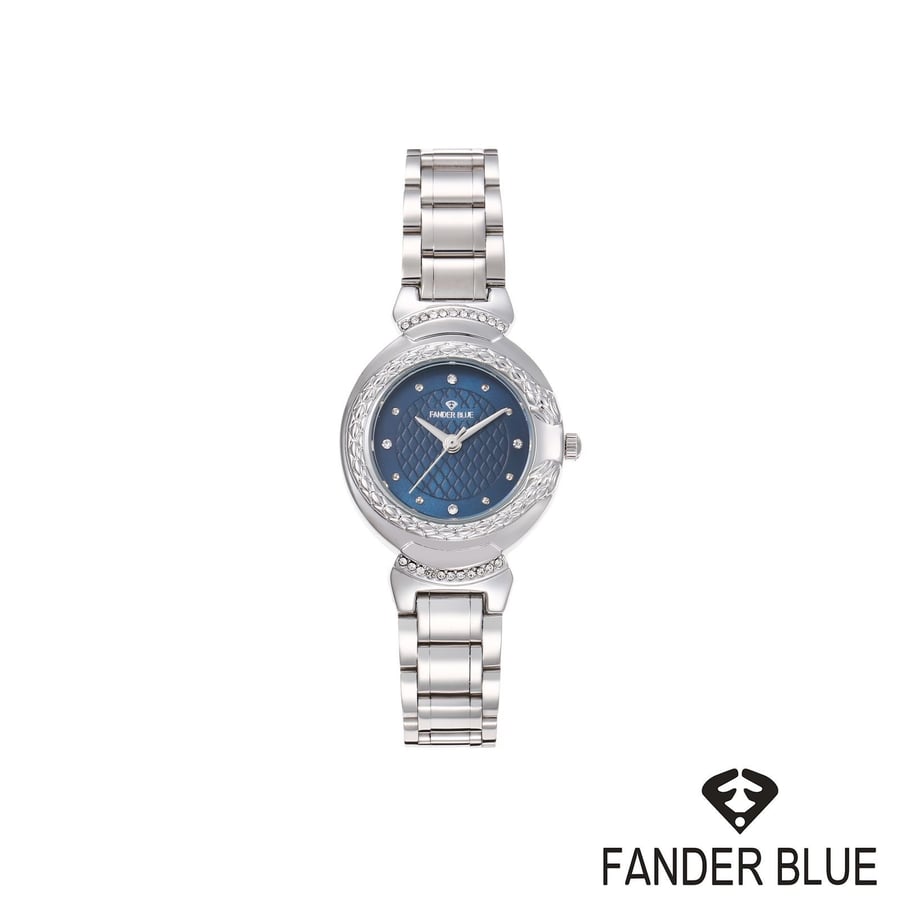 Silver Finder Blue Dial Watch