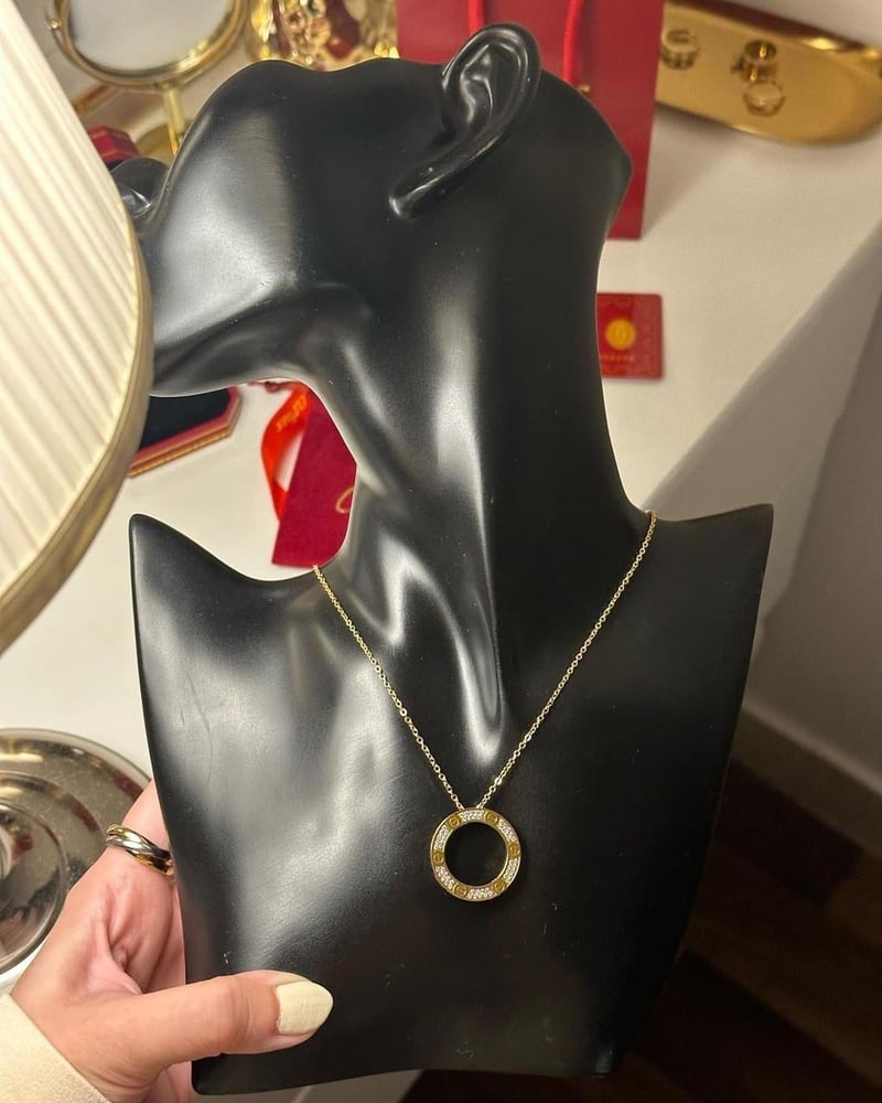 Cartier zircon necklace