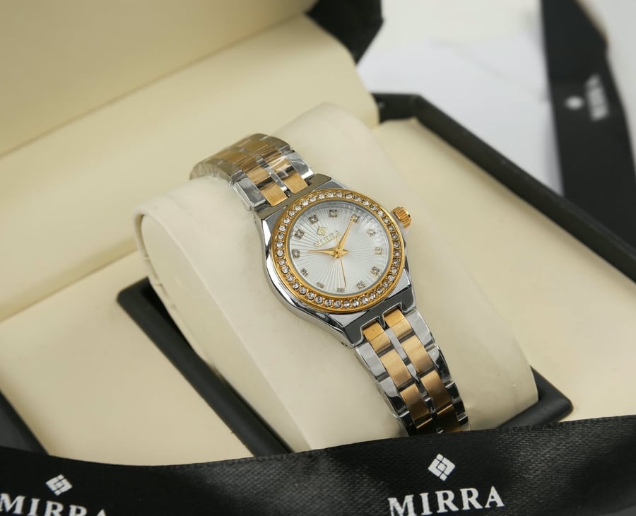 ساعة MIRRA مكس مينا ابيض