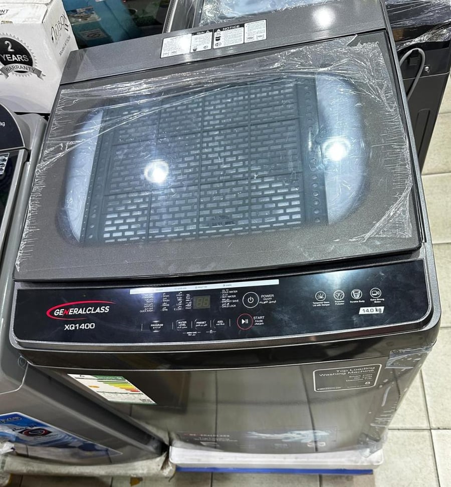General Class automatic top-opening washing machine 14 kg silver