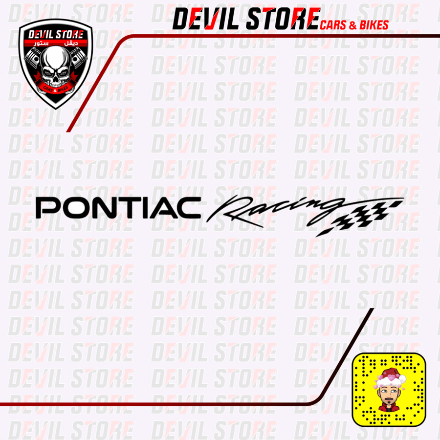 استكر PONTIAC RACING