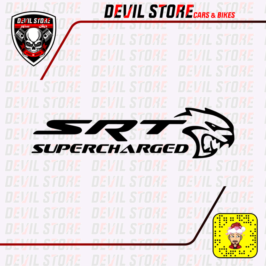 استكر SRT HELLCAT SUPERCHARGED