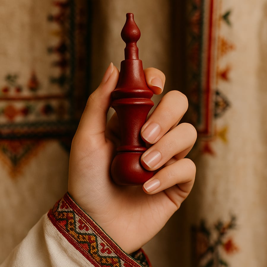مكحلة خشبية