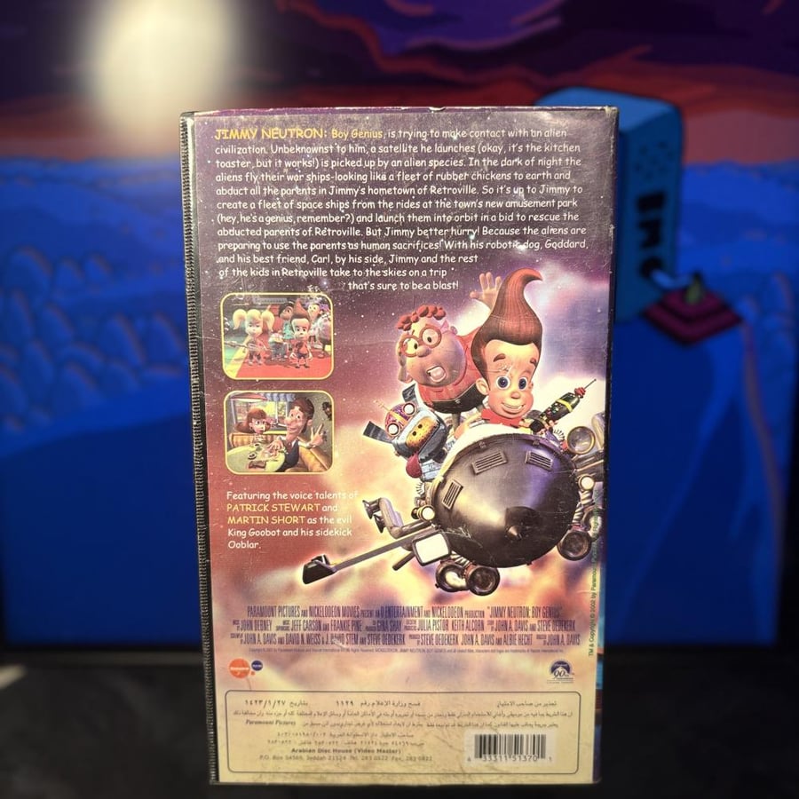 شريط فيديو VHS فيلم - Jimmy Neutron: Boy Genius