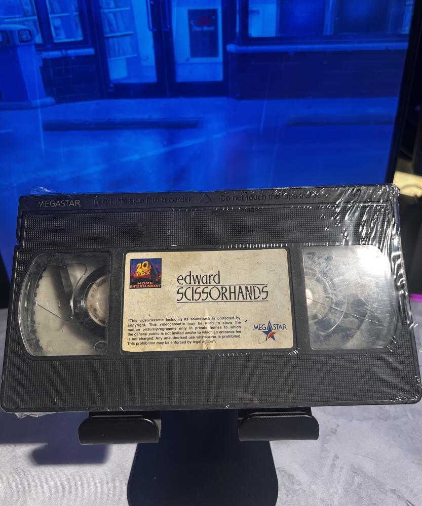شريط فيديو VHS فيلم - Edward Scissorhands