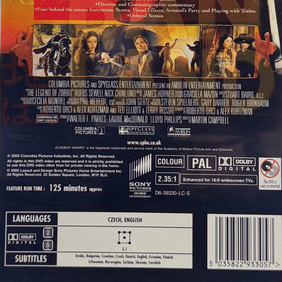 فيلم DVD - The Legend of Zorro | أسطورة زورو
