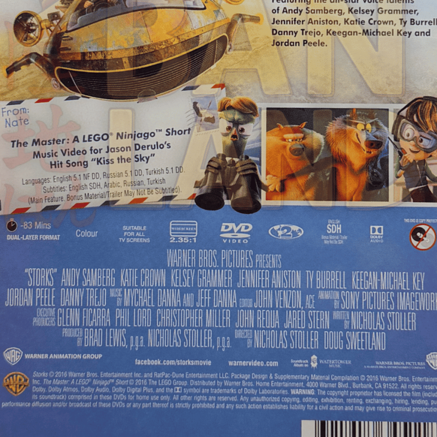 فيلم DVD انميشن - Storks | ستوركس