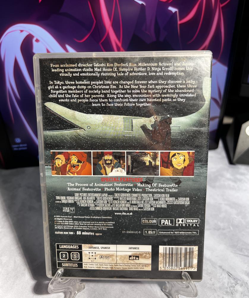 فيلم DVD انميشن-Tokyo Godfathers