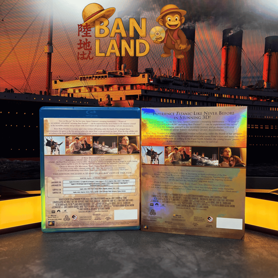 فيلم Blu-ray | Titanic – تيتانيك (نسخة خاصة Blu-ray 3D + 2D + Bonus Disc)