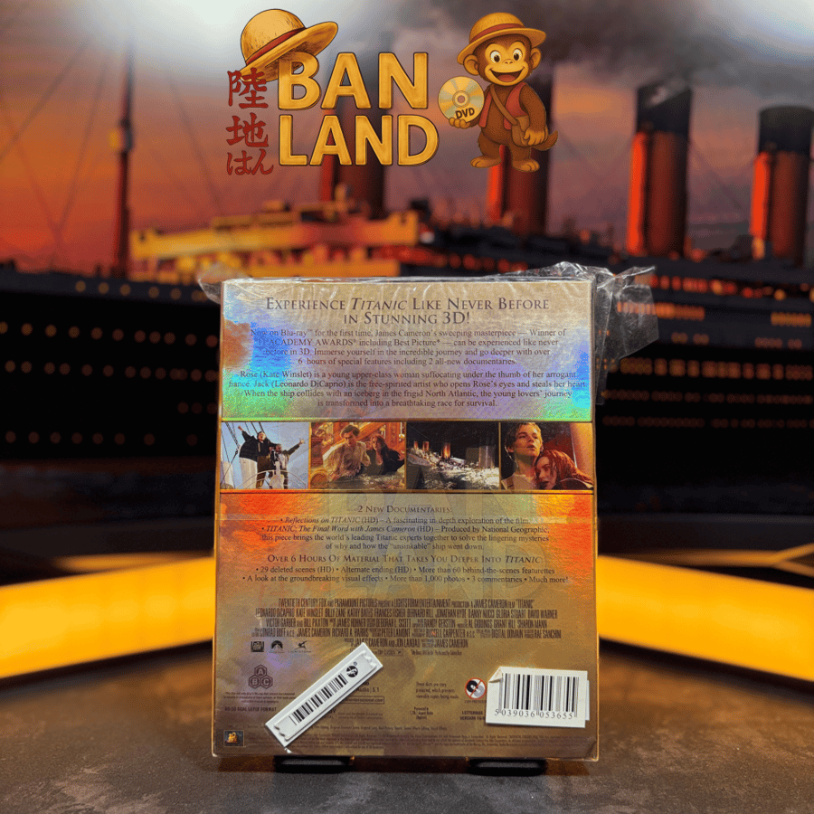 فيلم Blu-ray | Titanic – تيتانيك (نسخة خاصة Blu-ray 3D + 2D + Bonus Disc)