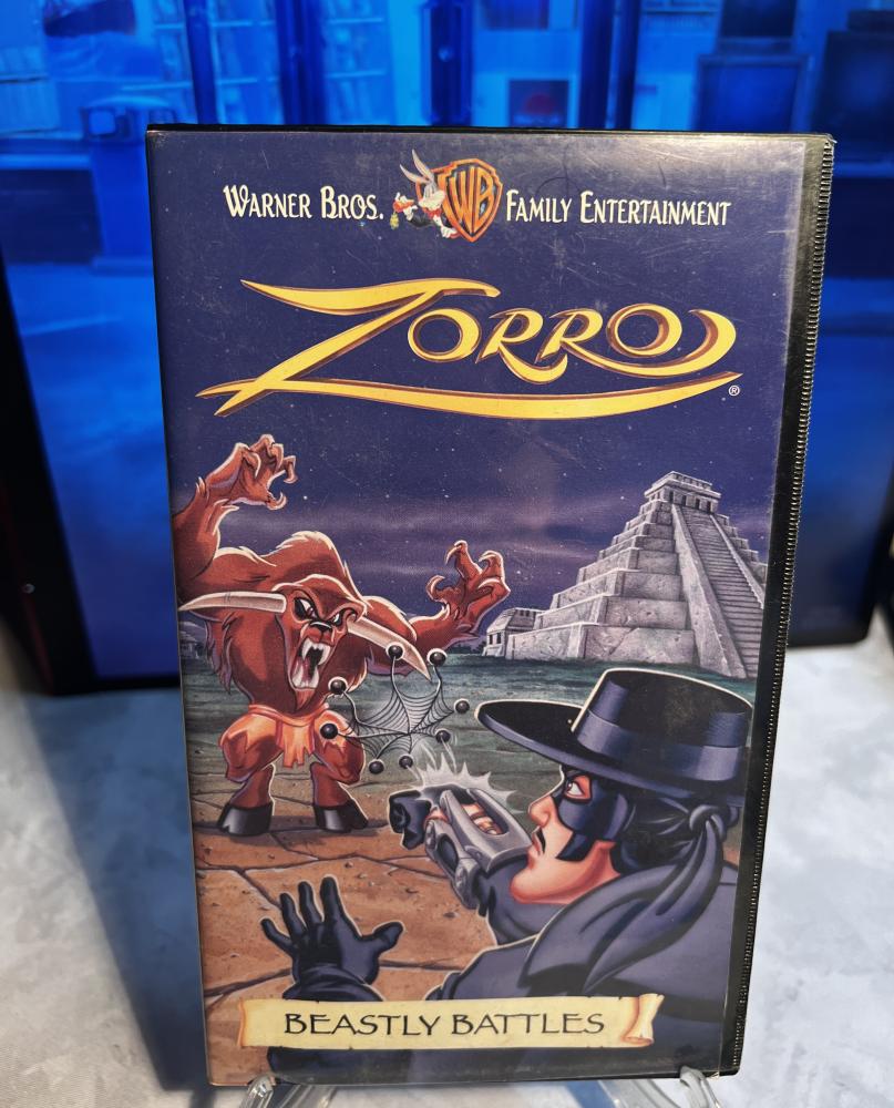 شريط فيديو VHS فيلم -  ZORRO BEASTKY BATTLES