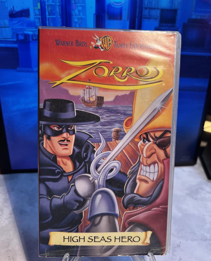 شريط فيديو VHS فيلم ZORRO HIGH SEAS HERO