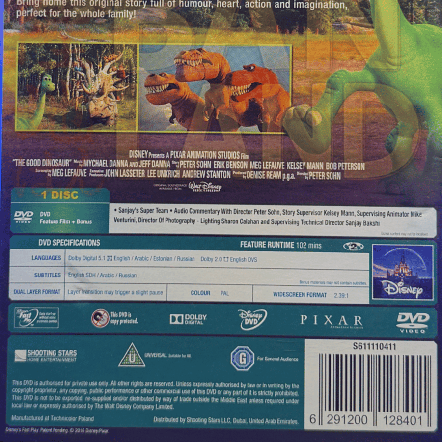 فيلم DVD ديزني – The Good Dinosaur | Disney