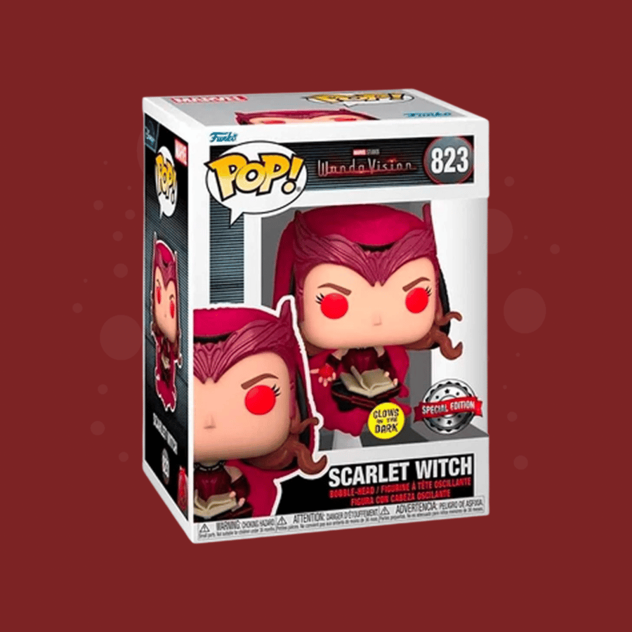 (FUNKO POP! MARVEL - WandaVision Scarlet Witch #823  (GITD - SPECIAL EDITION