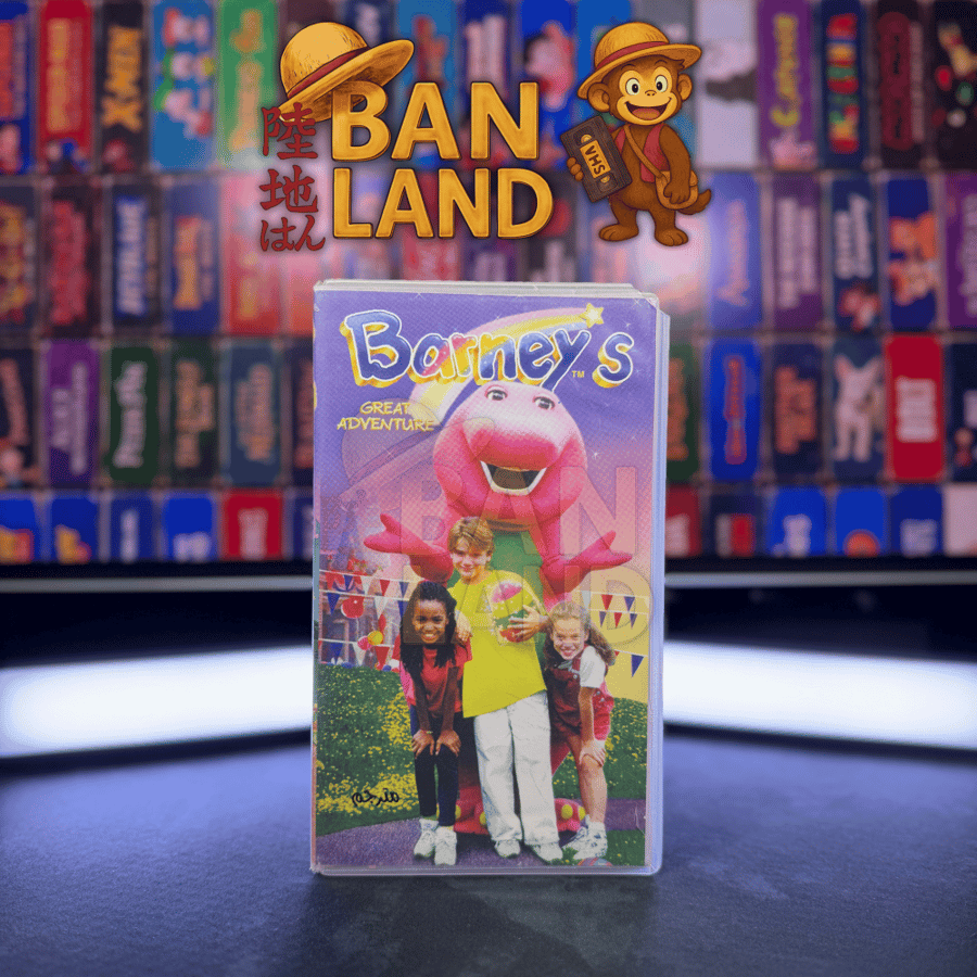 شريط فيديو VHS فلم بارني - Barney's - GREAT ADVENTURE
