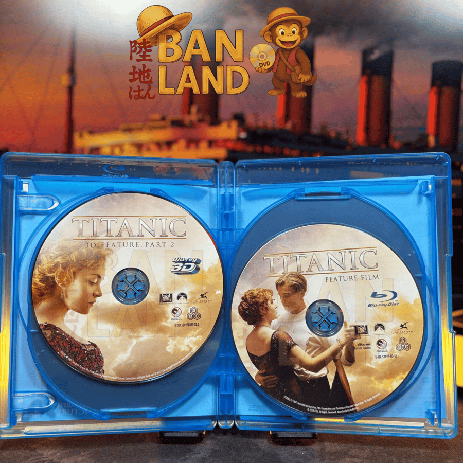 فيلم Blu-ray | Titanic – تيتانيك (نسخة خاصة Blu-ray 3D + 2D + Bonus Disc)