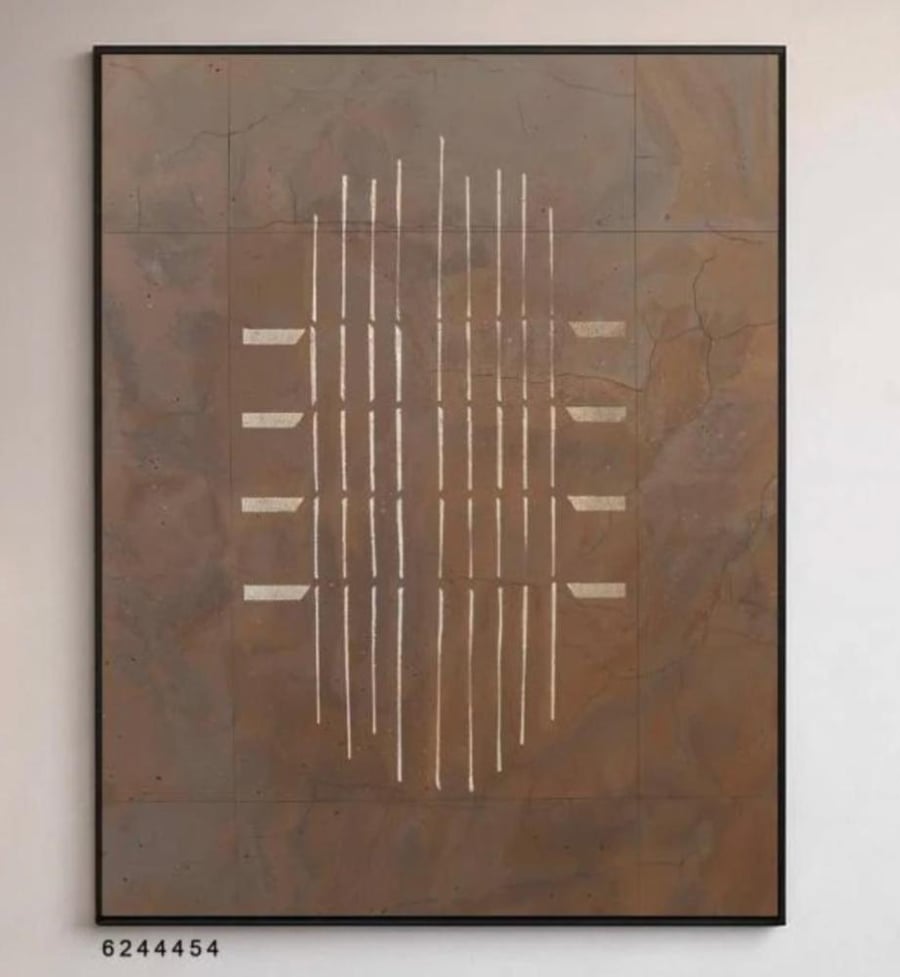 لوحه جداريه مقاس 100 × 150 برواز اسود
