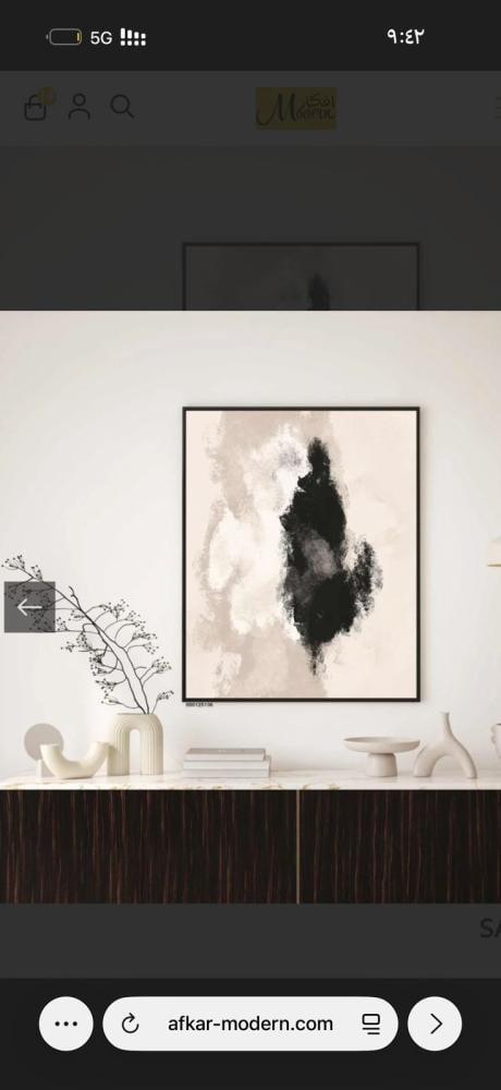 لوحه طبلون باب مقاس مقاس 90*60 برواز اسود