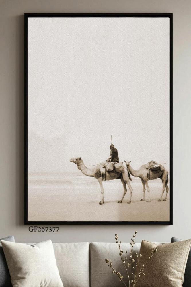 لوحة جدارية جمال الصحراء – بتصميم تراثي