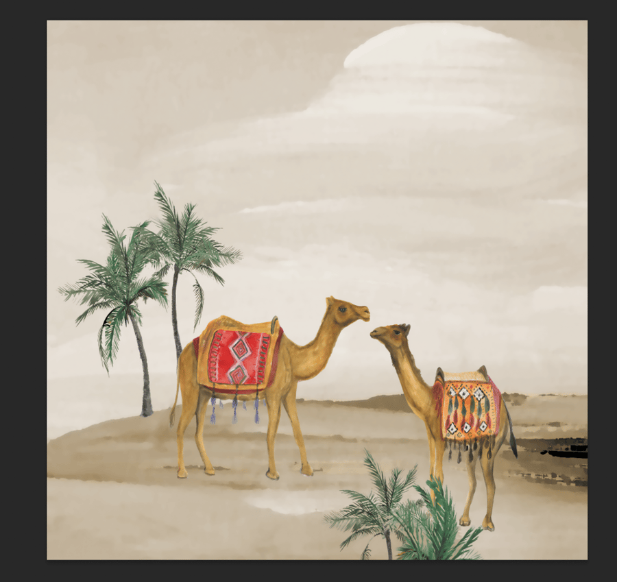 لوحة مقاس  - 117 * 117  _  الايطار  شامبين