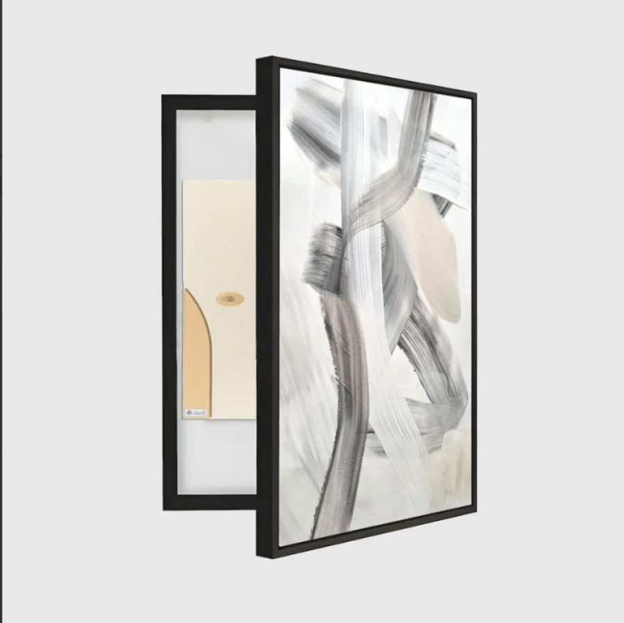 لوحه طبلون باب مقاس 115 طول × 95 عرض برواز اسود