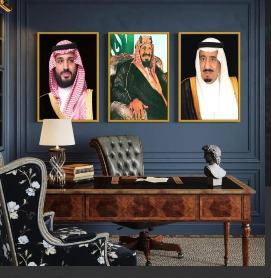 مجموعه 3 لوحات للملوك مقاس 120*80 بروز شامبين