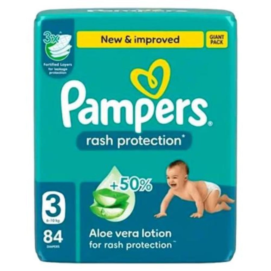 Pampers baby diapers Mega number 3*84 pieces