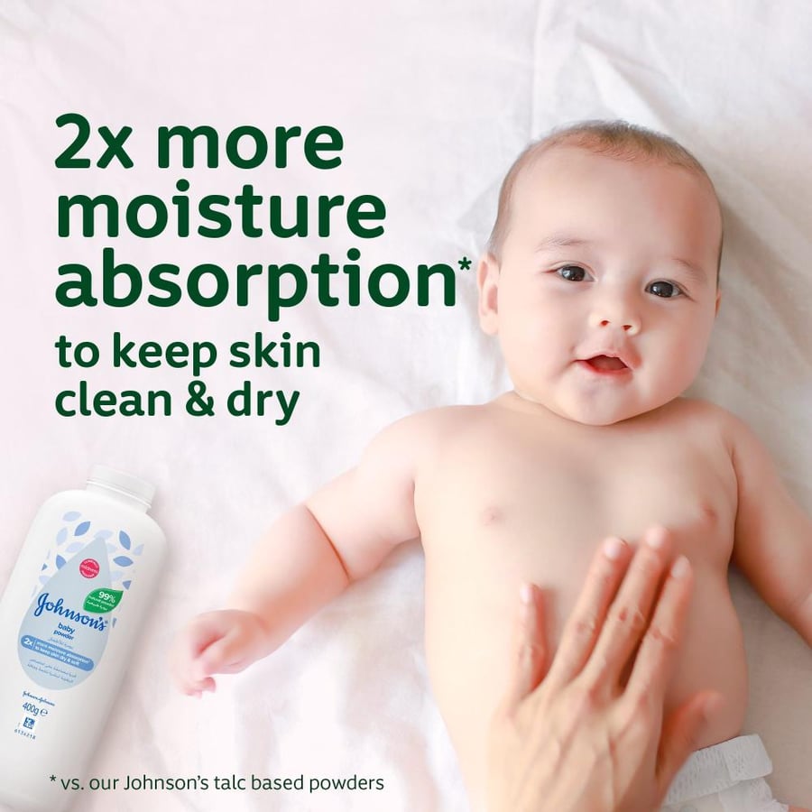 Johnson, baby powder, natural 99% - 400 grams