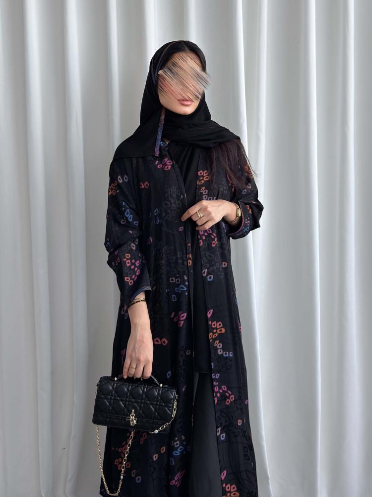 لوسيل فيسكوز اسود بنمري ملون