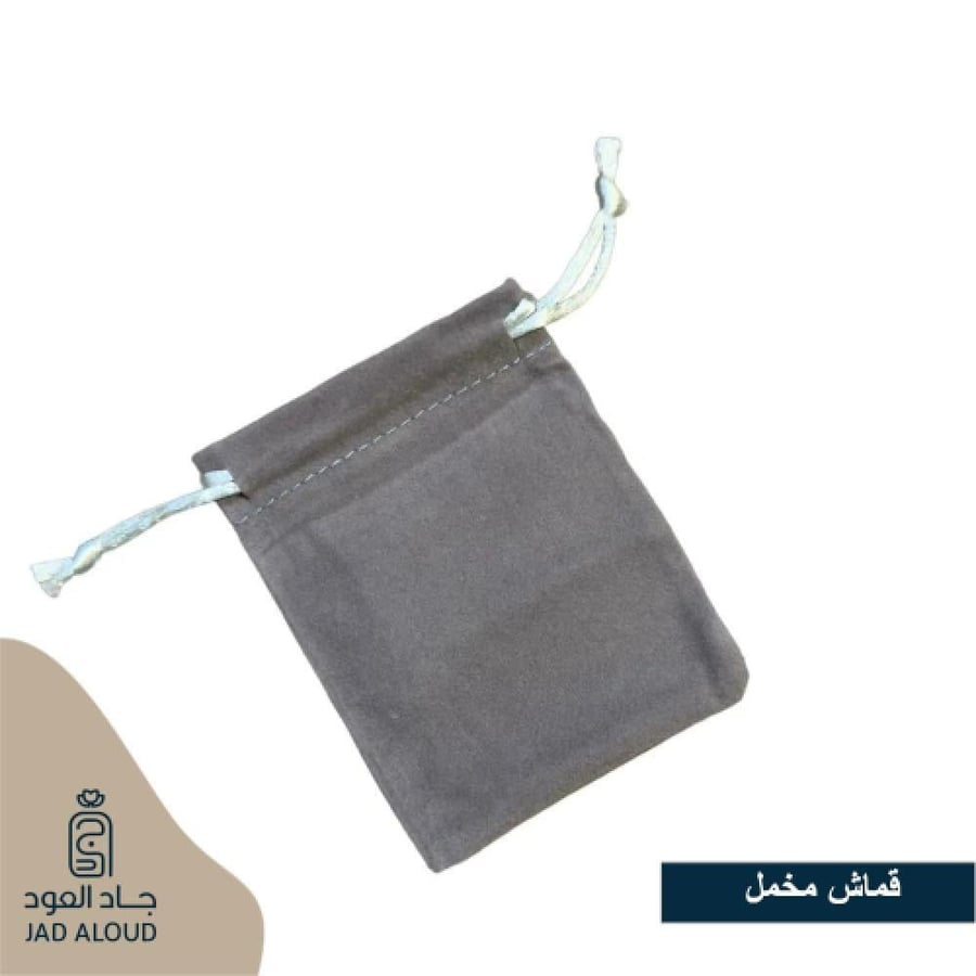 قماش مخمل لون فضي