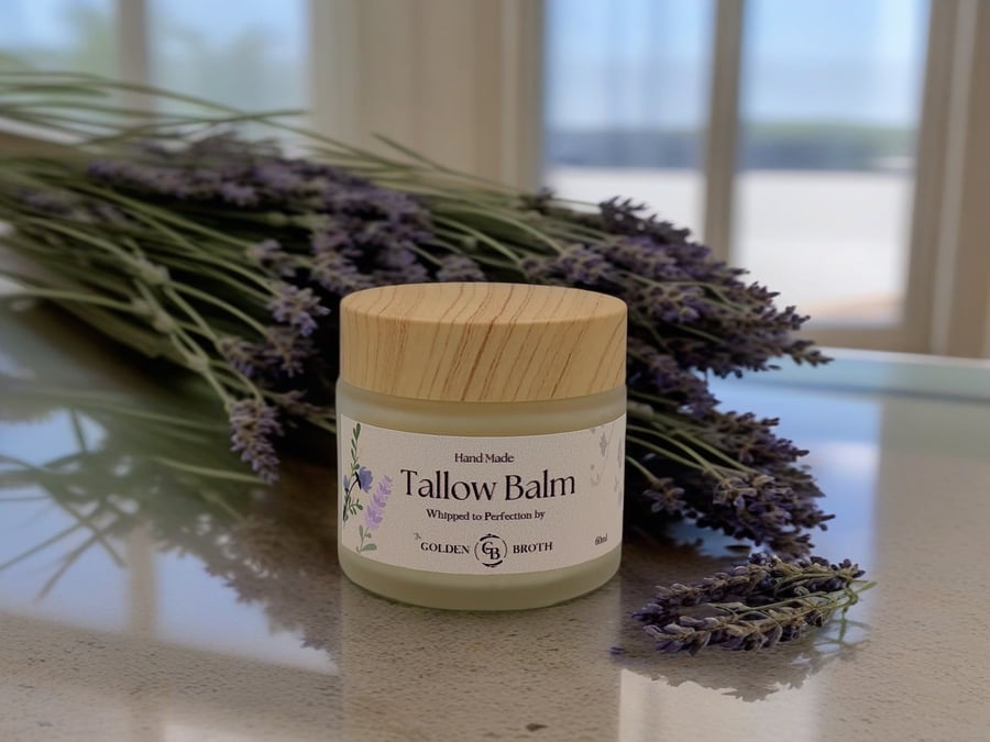 بلسم تالو بقري (نعيم الخزامى) - Tallow Balm (Lavender Bliss)