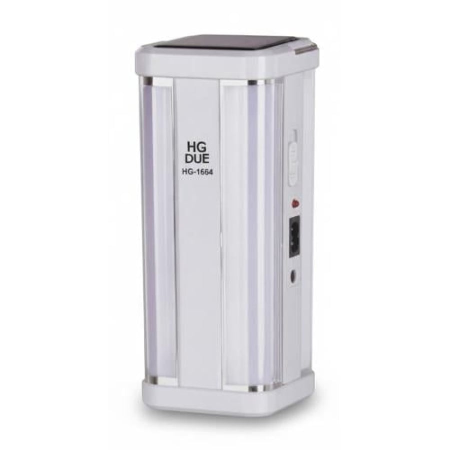مصباح LED بالطاقة الشمسية وقابل لإعادة الشحن - HG-1664