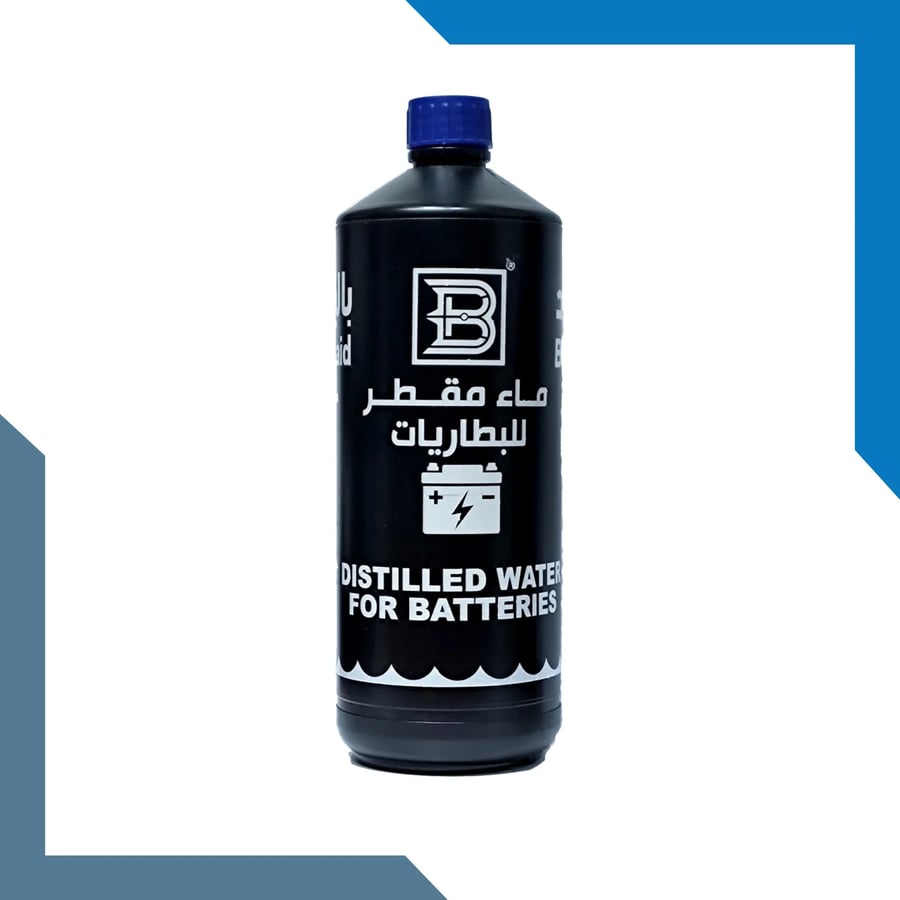 ماء مقطـر للبطاريات  1ليتر
