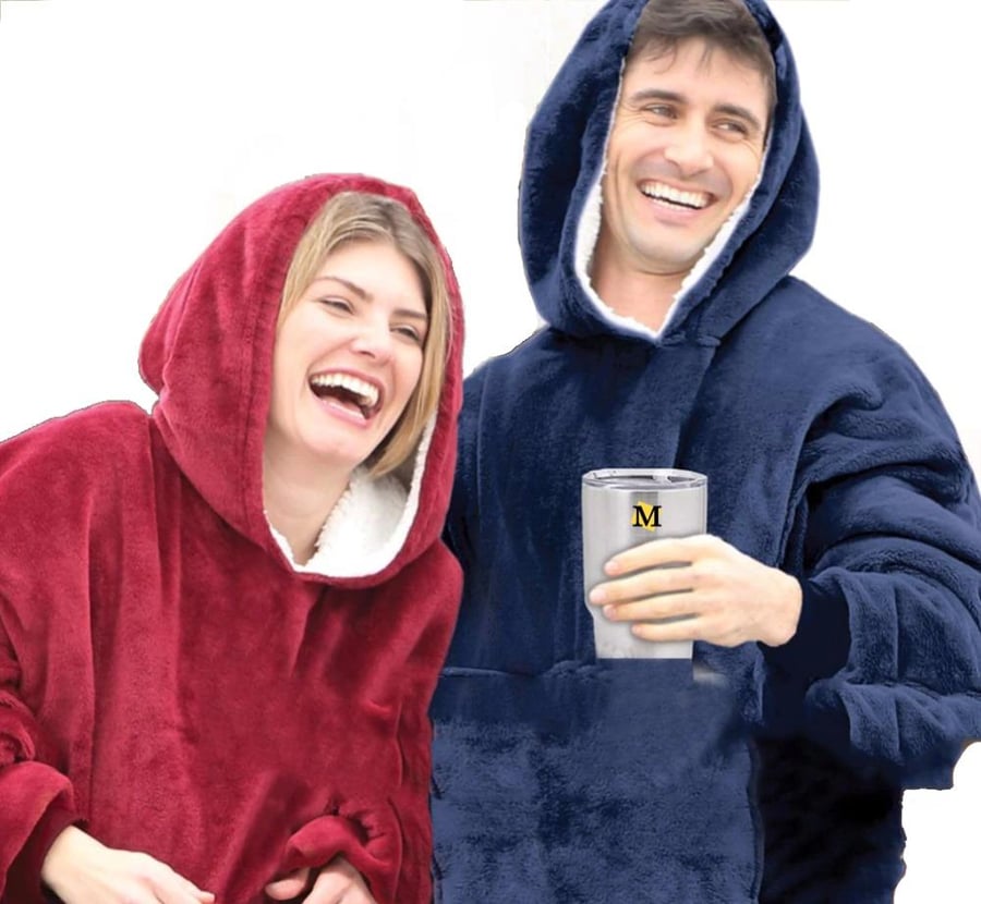 بطانية Hoodie الشتوية الأنيقة