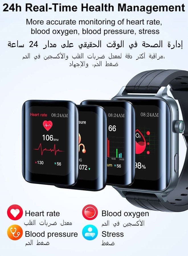 ساعة ذكية جديدة مطورة تدعم مكالمات بلوتوث ومتتبع اللياقة البدنية 20 وضعًا