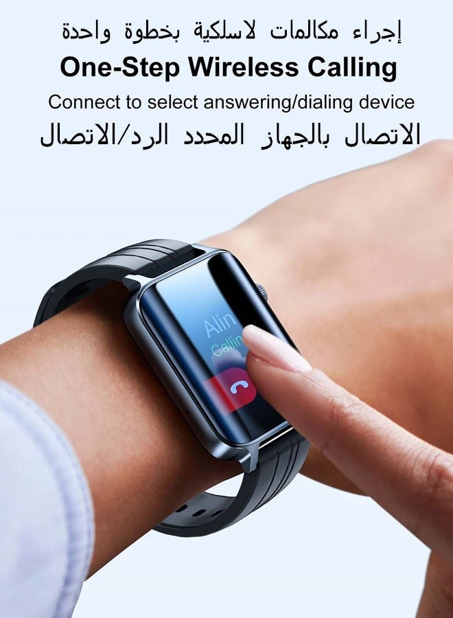 ساعة ذكية جديدة مطورة تدعم مكالمات بلوتوث ومتتبع اللياقة البدنية 20 وضعًا